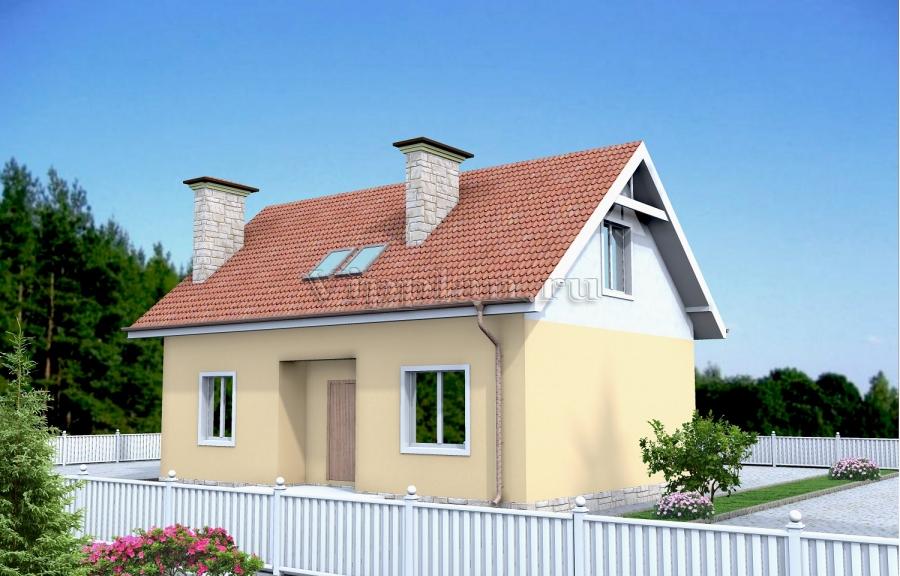 Проект одноэтажного жилого дома